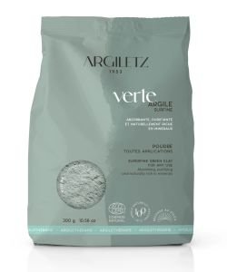 Poudre d'argile verte surfine, 300 g